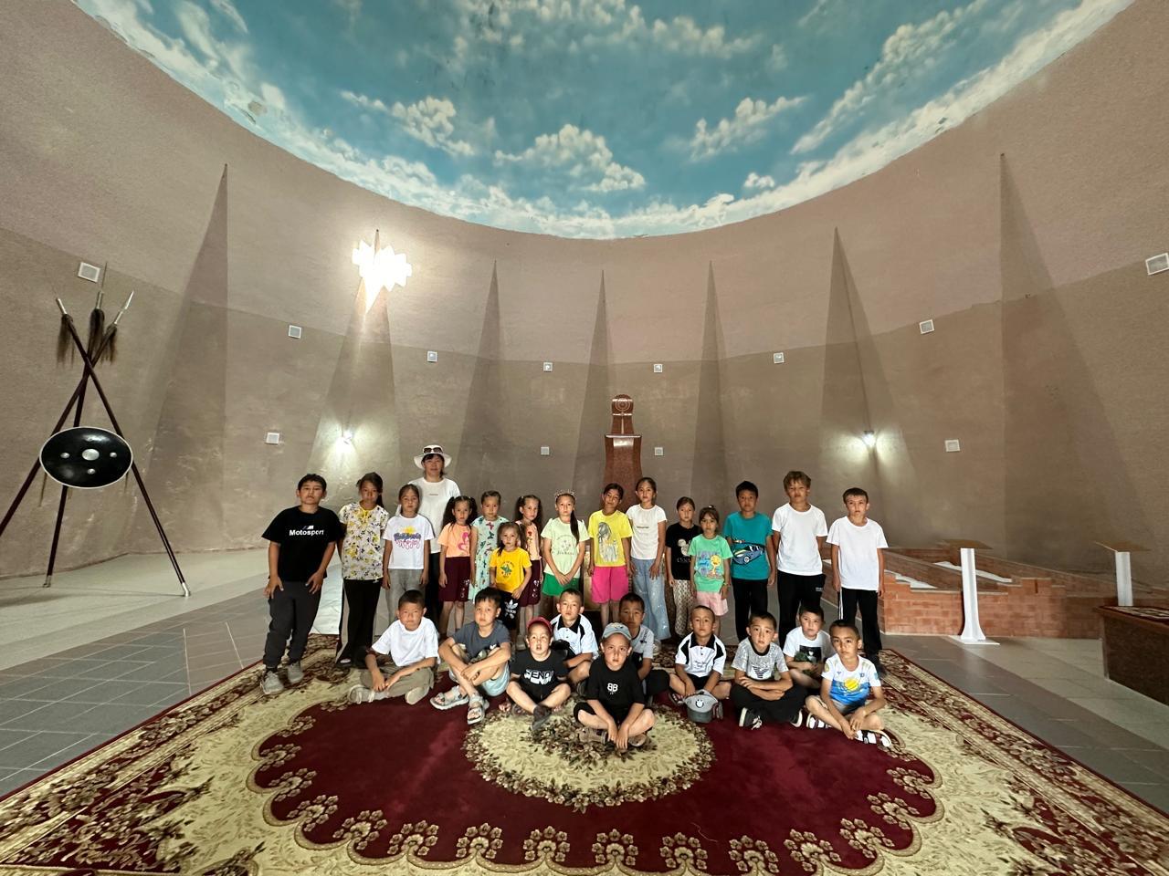 Қобыланды негізгі мектебінің жанынан ашылған «Жұлдыз» жазғы  лагерь оқушылары кешенімізге экскурсияға келді