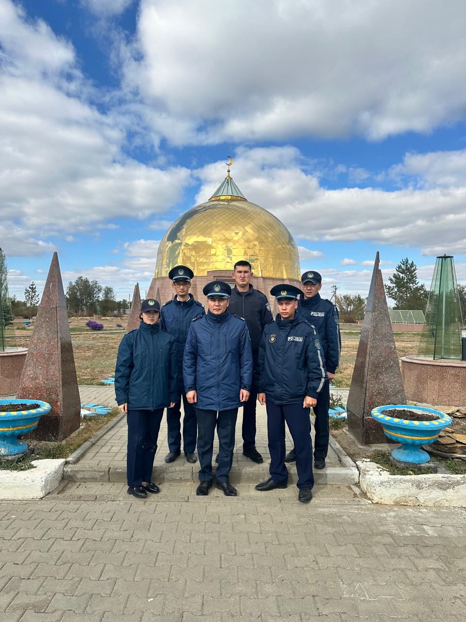 Қобда ауданы полиция бөлімінің жас мамандары кешенімізде